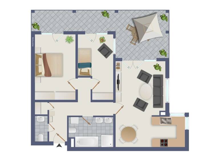 Wohnung zum Kauf provisionsfrei 566.800 € 3 Zimmer 82,5 m² 1. Geschoss Littenweiler Freiburg im Breisgau 79117