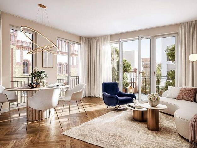 Wohnung zum Kauf - Erstbezug 549.000 € 2 Zimmer 58,5 m² EG Kreuzberg Berlin Kreuzberg 10965