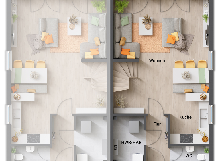 Doppelhaushälfte zum Kauf 382.390 € 5 Zimmer 128 m² 350 m² Grundstück Hochkirchen Nörvenich 52388