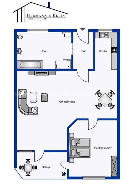 Wohnung zum Kauf 289.900 € 2 Zimmer 58 m²<br/>Wohnfläche 1.<br/>Geschoss ab sofort<br/>Verfügbarkeit Friedrich-Ebert-Straße Königstein Königstein 61462