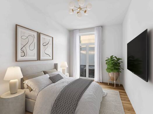 Wohnung zur Miete - Erstbezug 820 € 2 Zimmer 53,6 m² 5. Geschoss frei ab 01.08.2026 Columbusstraße 1 Löbtau-Nord Dresden 01159