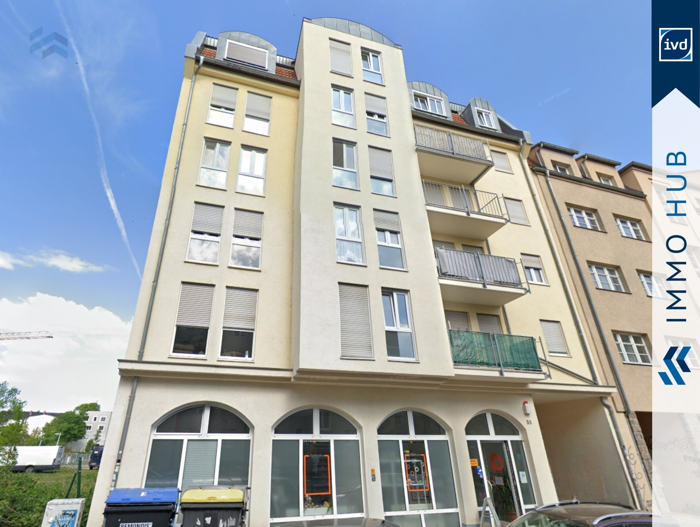 Wohnung zum Kauf 115.000 € 1 Zimmer 39 m²<br/>Wohnfläche 4.<br/>Geschoss Leipziger Vorstadt (Moritzburger Str.) Dresden 01127