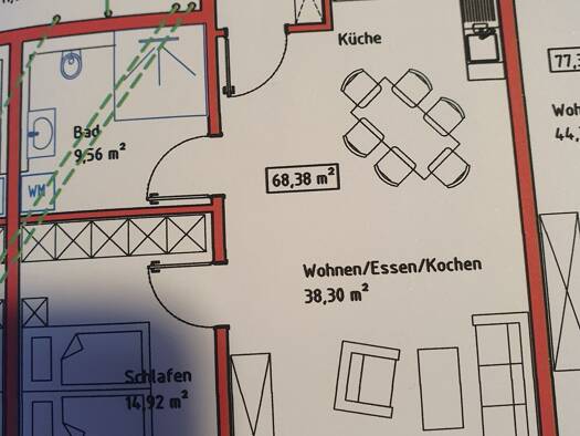 Wohnung zur Miete 650 € 2 Zimmer 68 m² Geschoss EG/3 frei ab 01.12.2026 Lahr Lahr/Schwarzwald 77933