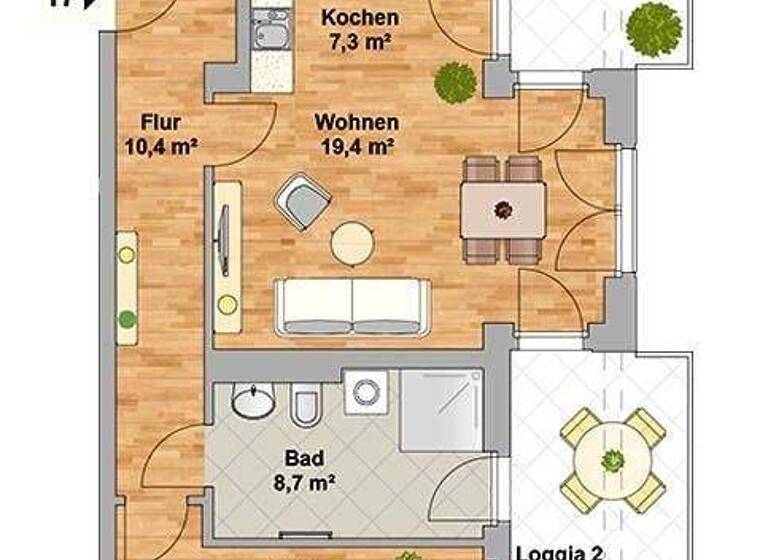 Wohnung zur Miete 1.440 € 3 Zimmer 84,8 m² Leipziger Vorstadt Dresden 01097