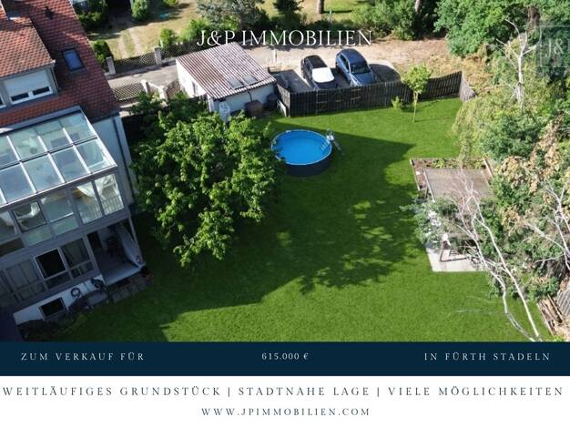 Doppelhaushälfte zum Kauf 615.000 € 7 Zimmer 180 m² 1.040 m² Grundstück Stadeln Fürth 90765