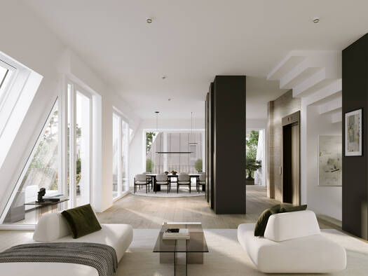 Penthouse zum Kauf - Erstbezug provisionsfrei 7.300.000 € 5 Zimmer 240 m² 2. Geschoss Bogenhausen München 81925