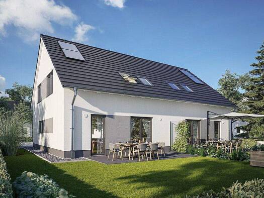 Doppelhaushälfte zum Kauf provisionsfrei 386.250 € 4 Zimmer 114 m² 510 m² Grundstück Ehrentrup Lage 32791