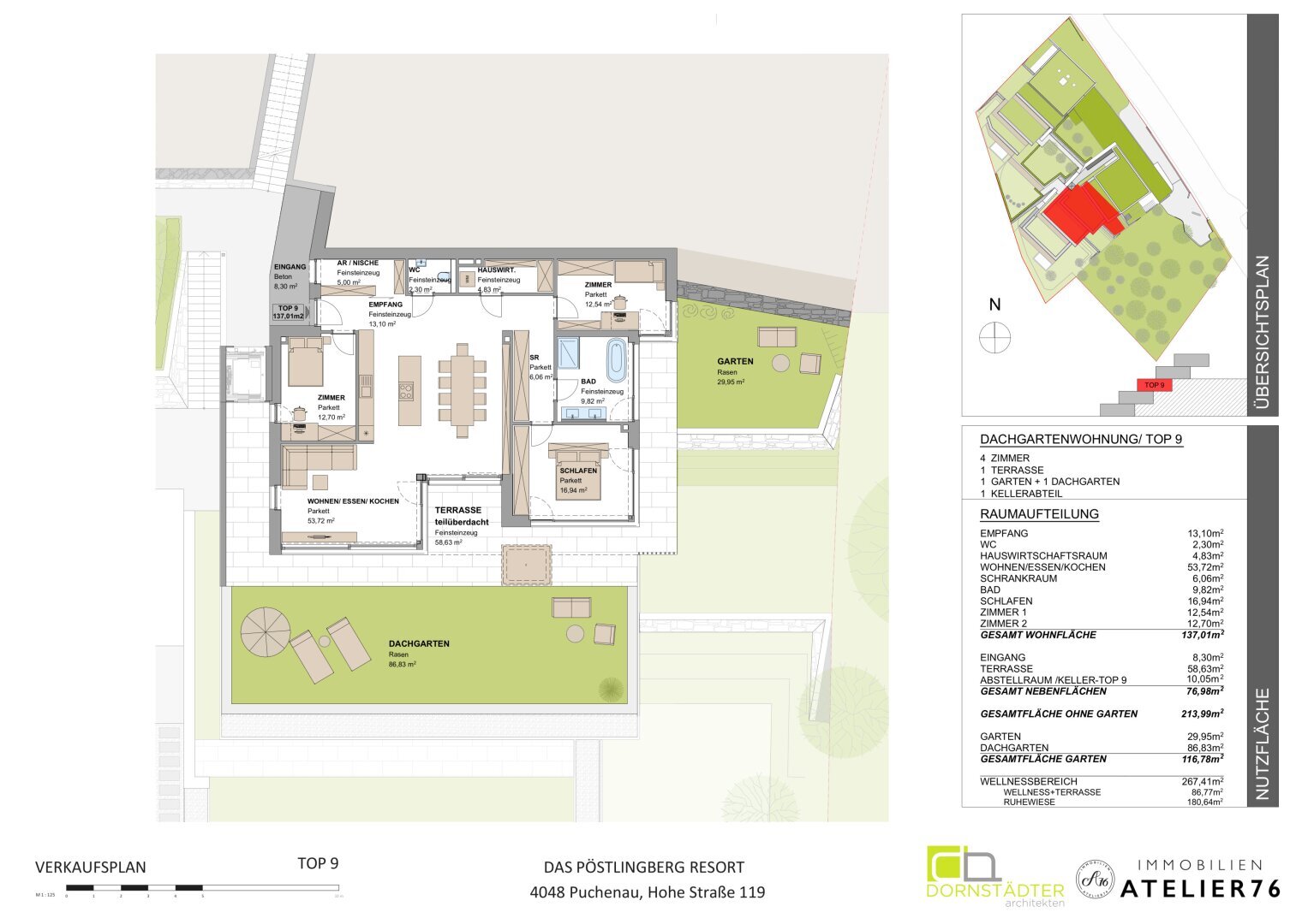 Wohnung zum Kauf 1.370.100 € 4 Zimmer 137 m²<br/>Wohnfläche 30.06.2026<br/>Verfügbarkeit Pöstlingberg Linz 4040