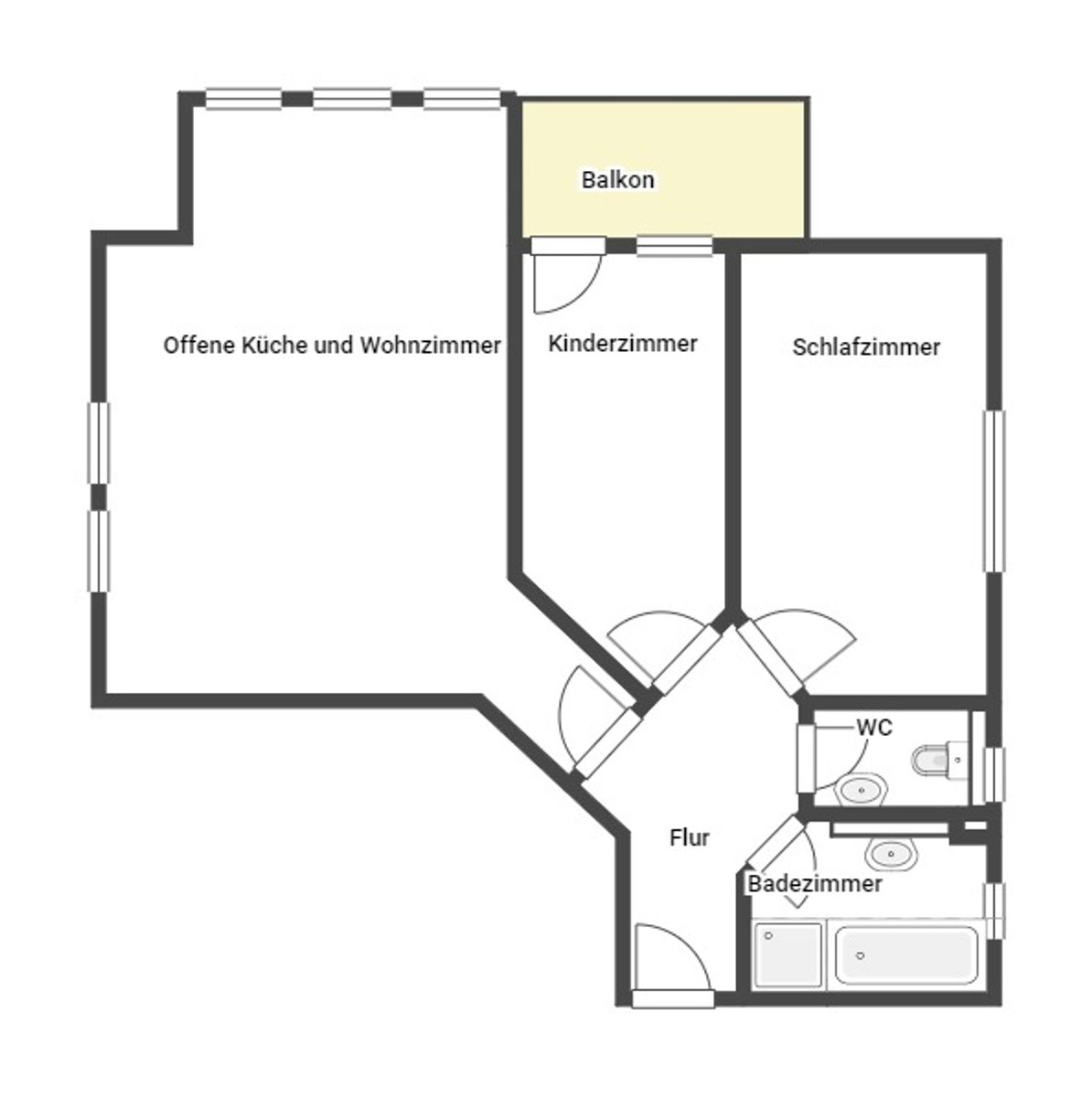 Immobilie zum Kauf als Kapitalanlage geeignet 79.900 € 3 Zimmer 60,9 m²<br/>Fläche Großböhla Dahlen 04774