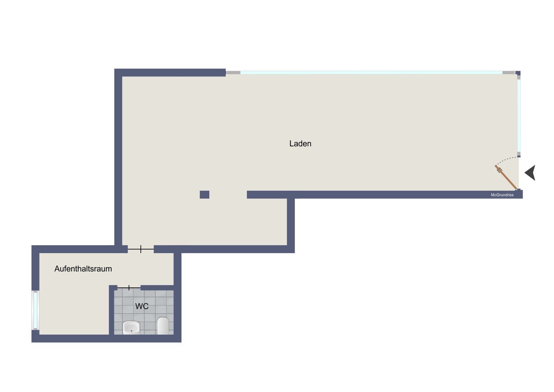 Laden zum Kauf 160.000 € 54 m²<br/>Verkaufsfläche Bad Herrenalb Bad Herrenalb 76332