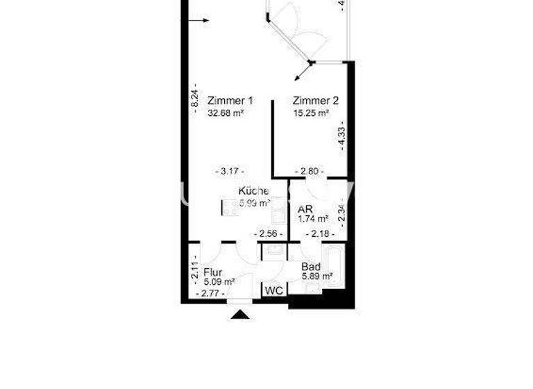 Studio zur Miete Tauschwohnung 539 € 3 Zimmer 71 m² 4. Geschoss Wilmersdorf Berlin 14197