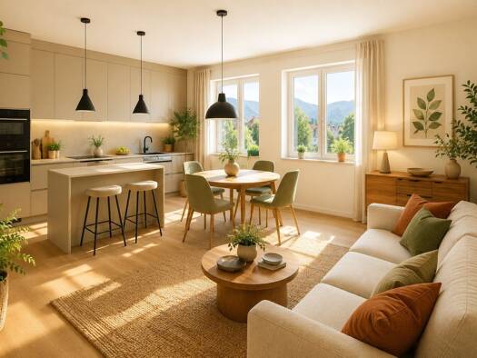 Terrassenwohnung zum Kauf - Neubau 470.000 € 4 Zimmer 91,9 m² 2. Geschoss frei ab sofort Lendorf 9811