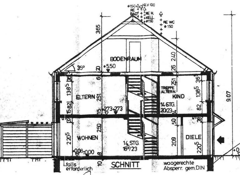 Reihenendhaus zum Kauf provisionsfrei 320.000 € 5 Zimmer 109,5 m² 154 m² Grundstück Burgdorf 31303