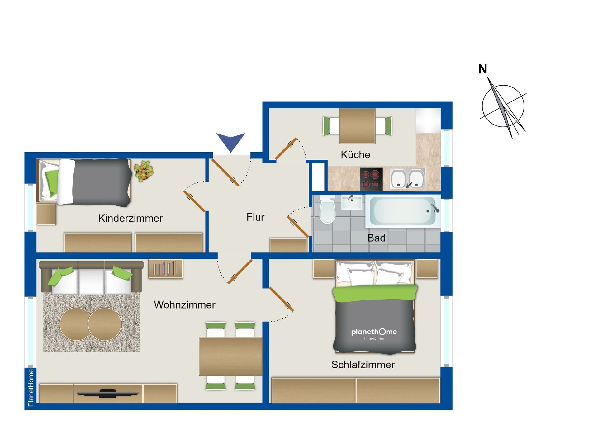 Wohnung zum Kauf 359.000 € 3 Zimmer 60 m²<br/>Wohnfläche 4.<br/>Geschoss Mitte Berlin 10178