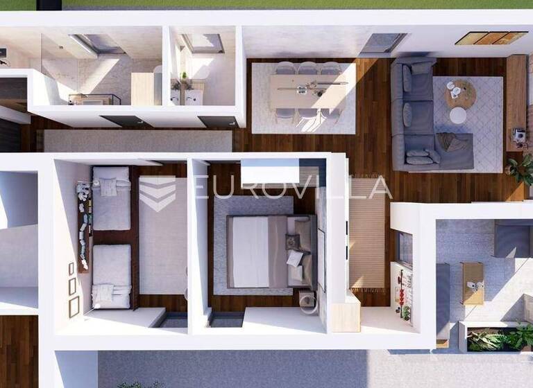 Wohnung zum Kauf 416.000 € 2 Zimmer 80 m² 1. Geschoss Petrcane Petrcane - Kozino