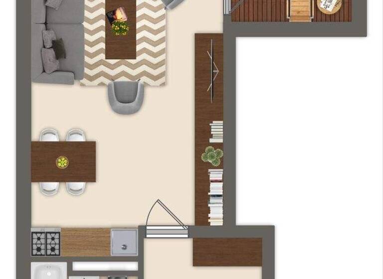 Studio zum Kauf 149.000 € 1 Zimmer 33 m² 5. Geschoss frei ab 01.05.2026 Lechhausen Augsburg / Lechhausen 86165