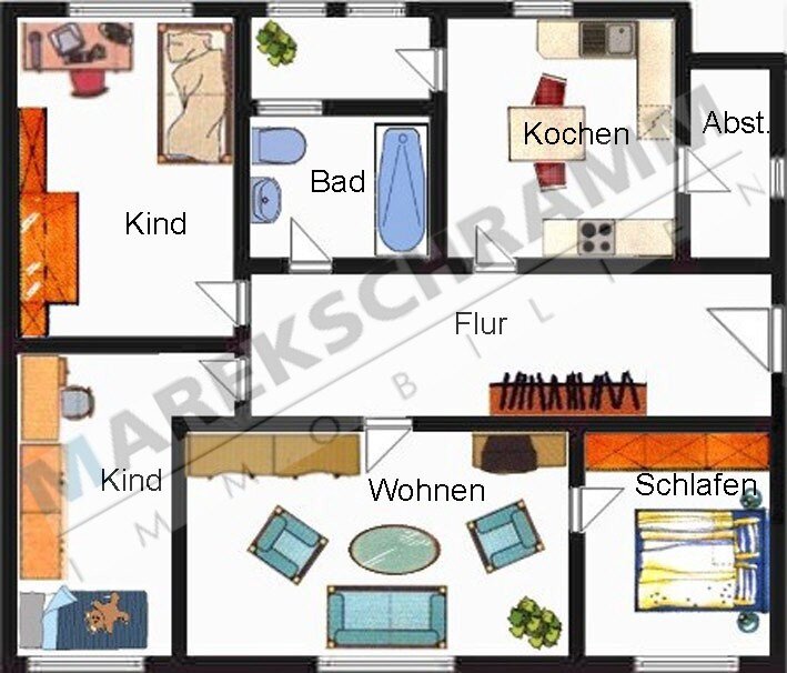 Wohnung zur Miete 630 € 4 Zimmer 88 m²<br/>Wohnfläche ab sofort<br/>Verfügbarkeit Ilmenau Ilmenau 98693