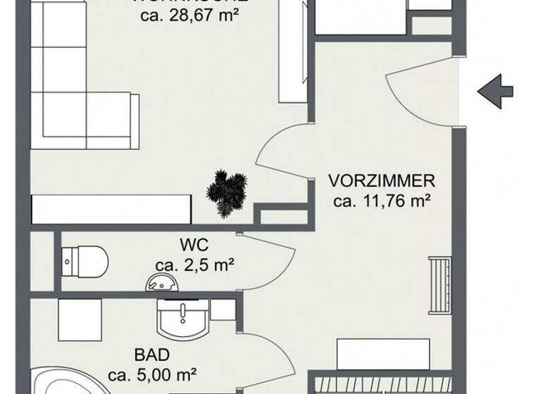 Wohnung zur Miete 980 € 3 Zimmer 73,9 m² 1. Geschoss frei ab 01.05.2026 Wien 1230