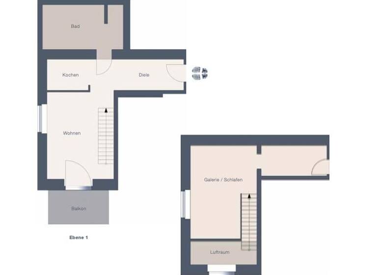Maisonette zum Kauf 202.018 € 2 Zimmer 64,2 m² Grimma 04668