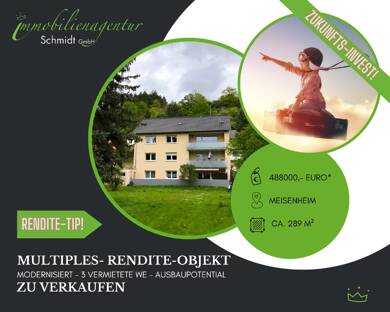 Mehrfamilienhaus zum Kauf 488.000 € 8 Zimmer 289 m² 973 m² Grundstück Meisenheim 55590