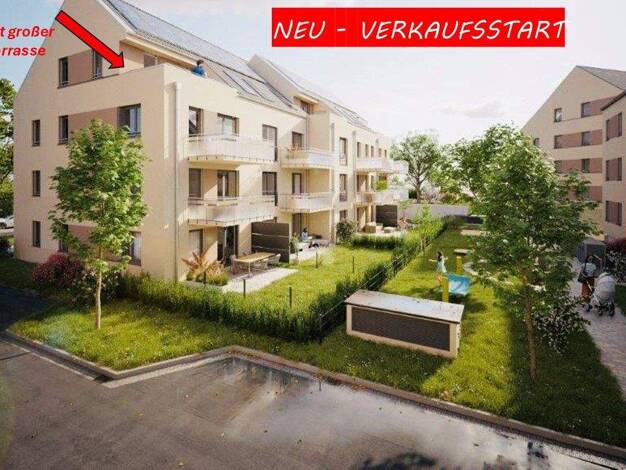 Penthouse zum Kauf - Neubau provisionsfrei 583.419 € 3 Zimmer 84,8 m² 3. Geschoss frei ab sofort Volkacher Straße Großgründlach Nürnberg 90427