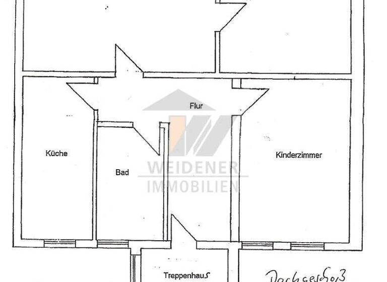 Wohnung zur Miete 500 € 3 Zimmer 83 m² 3. Geschoss frei ab 01.04.2026 Karlstraße 5 Ostviertel Gera 07546