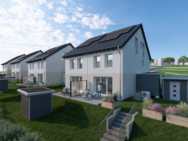 Doppelhaushälfte zum Kauf - Erstbezug 599.900 € 5,5 Zimmer 134 m² 229 m² Grundstück Niedernhausen Niedernhausen 65527