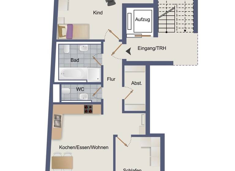 Wohnung zum Kauf 399.000 € 3,5 Zimmer 79,8 m² EG Pfullingen 72793