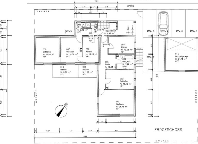 Mehrfamilienhaus zum Kauf 789.000 € 6 Zimmer 252 m² 667 m² Grundstück Herzogenaurach 91074