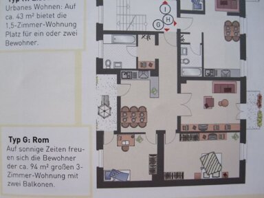 Wohnung zur Miete 890 € 3 Zimmer 94 m² 1. Geschoss frei ab 01.03.2025 Hermann-Dietrich-Str. 27 Kehl - Sundheim Kehl 77694