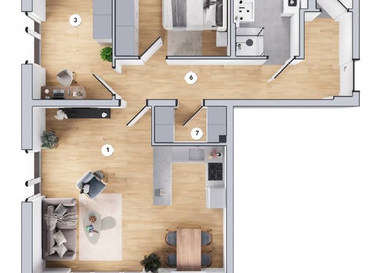 Wohnung zum Kauf - Neubau 562.000 € 3 Zimmer 87,9 m²<br/>Wohnfläche 15.12.2025<br/>Verfügbarkeit Feichten Isen 84424