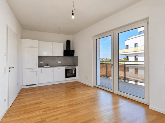 Wohnung zur Miete - Erstbezug 829 € 2 Zimmer 51 m² 3. Geschoss Dösner Weg Zentrum-Südost Leipzig 04103