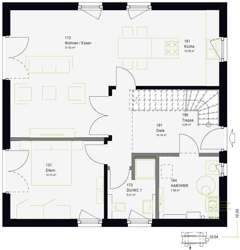 Mehrfamilienhaus zum Kauf 448.409 € 5 Zimmer 146 m²<br/>Wohnfläche 520 m²<br/>Grundstück Steinhofen Bisingen 72406