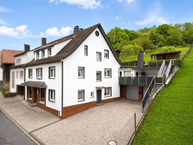 Mehrfamilienhaus zum Kauf als Kapitalanlage geeignet 439.000 € 6 Zimmer 161 m² 1.359,1 m² Grundstück Lohrhaupten Flörsbachtal 63639