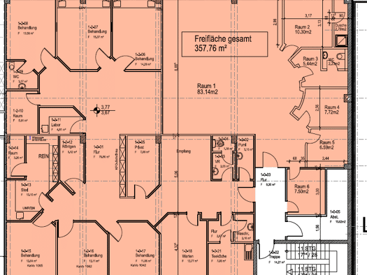 Büro zur Miete provisionsfrei 352,2 m² Bürofläche teilbar von 118,5 m² bis 233,7 m² Lohstücker Weg 16 Bad Bramstedt 24576