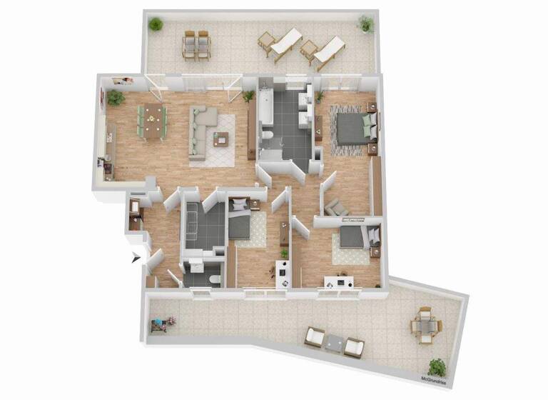 Penthouse zum Kauf - Erstbezug provisionsfrei 599.000 € 4 Zimmer 152,3 m² Übach Übach-Palenberg 52531