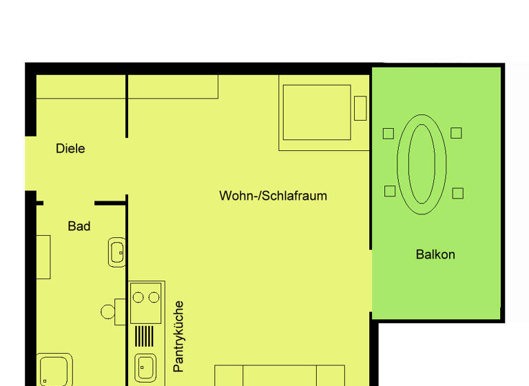 Studio zum Kauf 89.500 € 1 Zimmer 26 m² 3. Geschoss Tannenbusch Bonn 53119