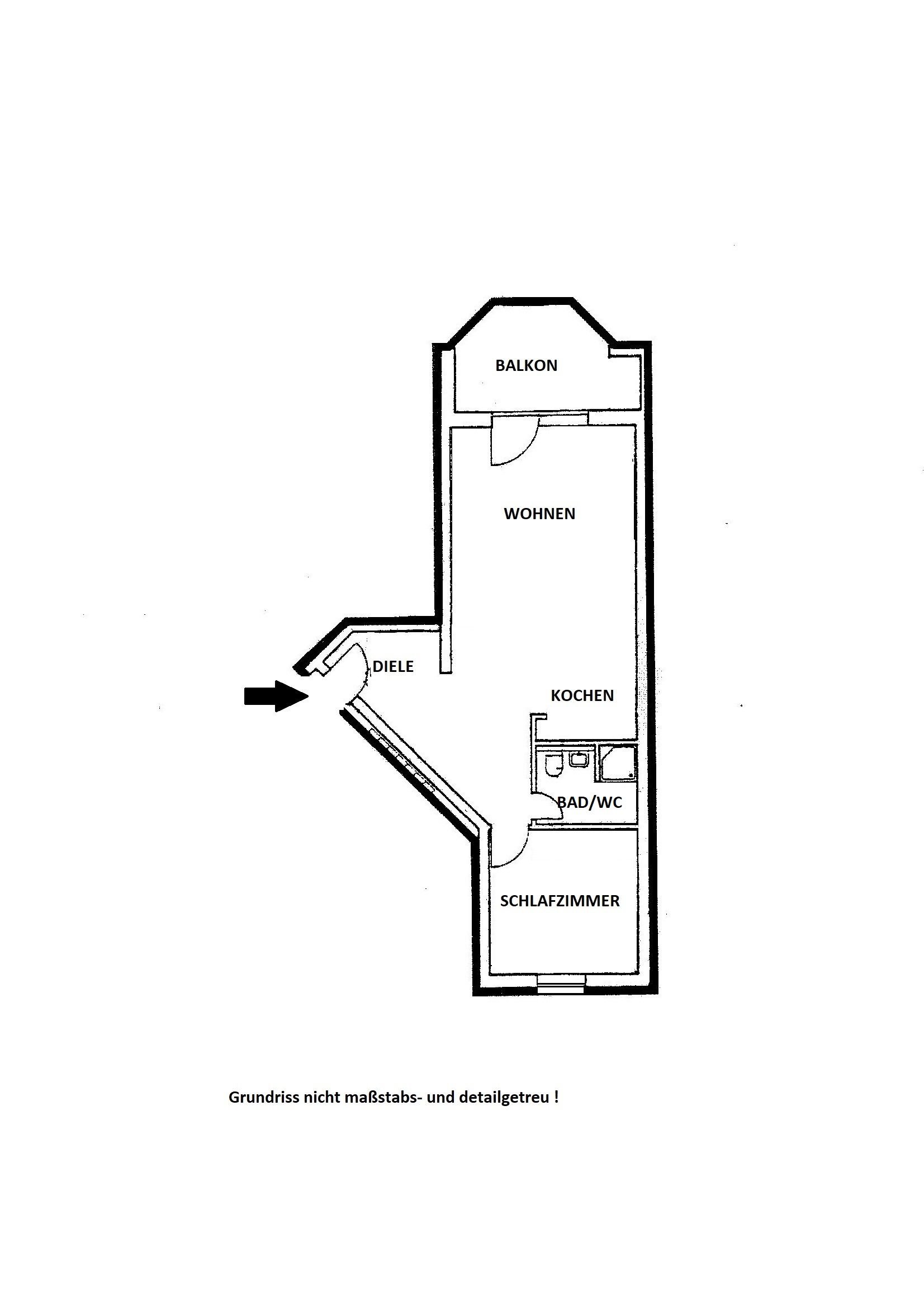 Wohnung zum Kauf 77.000 € 2 Zimmer 61,3 m²<br/>Wohnfläche EG<br/>Geschoss Platanenstraße Volkstedt Rudolstadt 07407