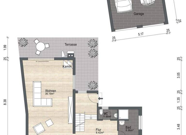 Haus zum Kauf 675.000 € 6 Zimmer 163 m² 1.151 m² Grundstück Mörsch Rheinstetten 76287