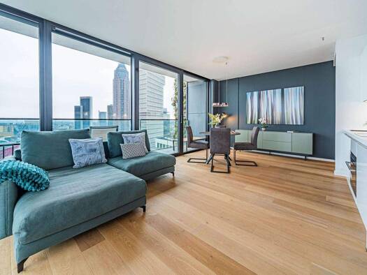 Wohnung zur Miete Wohnen auf Zeit 2.670 € 2 Zimmer 62 m² frei ab sofort Gallus Frankfurt am Main 60327