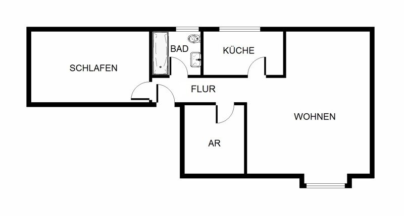 Wohnung zur Miete 695 € 2 Zimmer 60,4 m²<br/>Wohnfläche 20.12.2024<br/>Verfügbarkeit Dingweg 5 Westheck Dortmund 44309