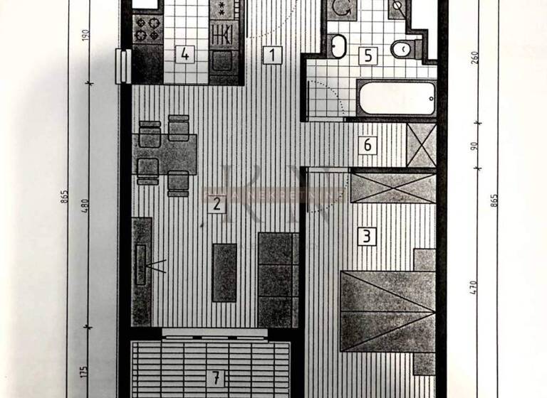 Wohnung zum Kauf 229.900 € 2 Zimmer 45 m² 3. Geschoss Laniste, Novi Zagreb - Zapad Laniste - Remetinec