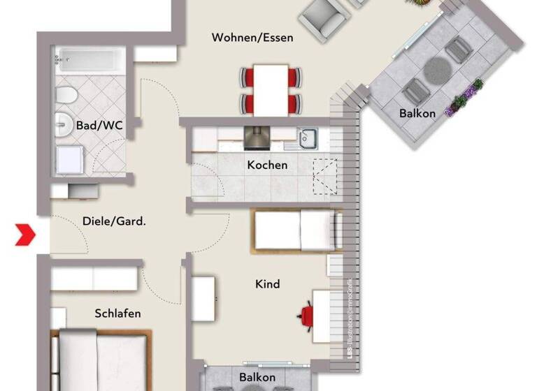 Wohnung zum Kauf 187.000 € 3 Zimmer 65 m² frei ab sofort Kehl 77694