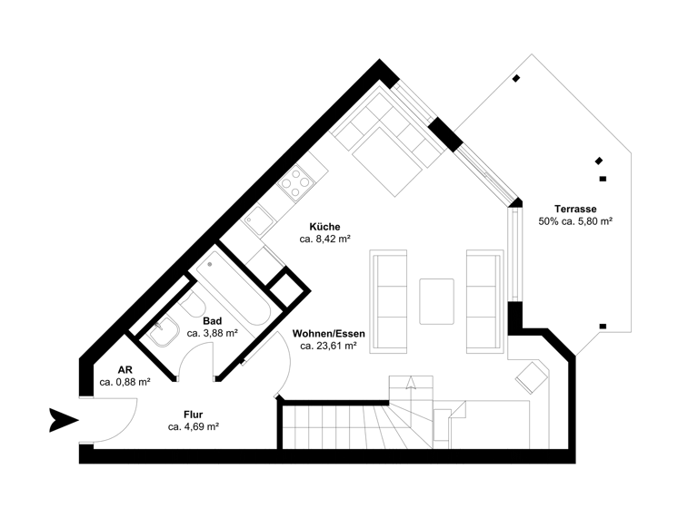 Wohnung zum Kauf 443.000 € 2 Zimmer 64 m² frei ab sofort Laim München 80687