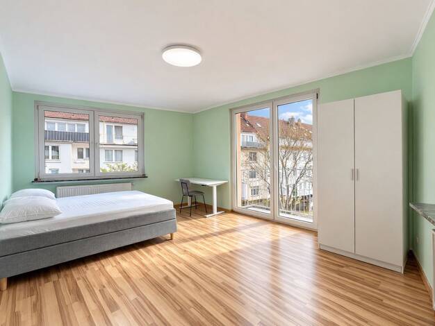 Wohnung zur Miete 2.100 € 3 Zimmer 80 m² 1. Geschoss Buysstraße Bilk Düsseldorf 40223