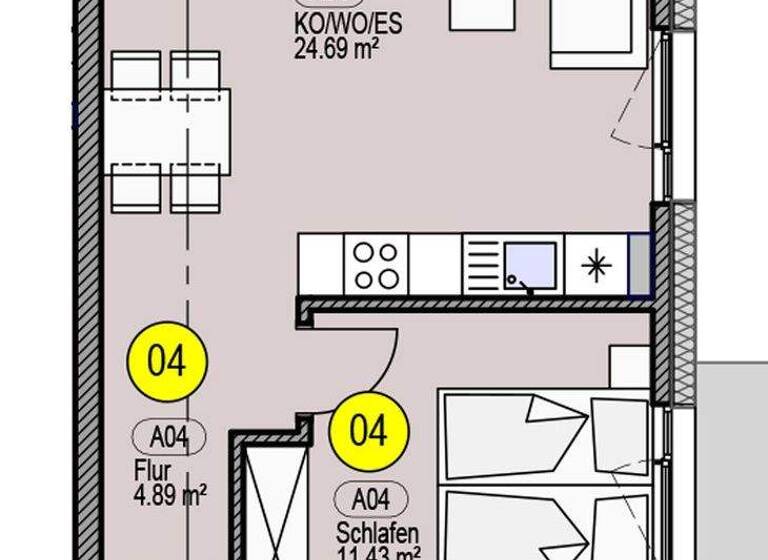 Wohnung zum Kauf provisionsfrei 270.839 € 2 Zimmer 52,6 m² Maria-Hilf-Straße 7 a Berching 92334