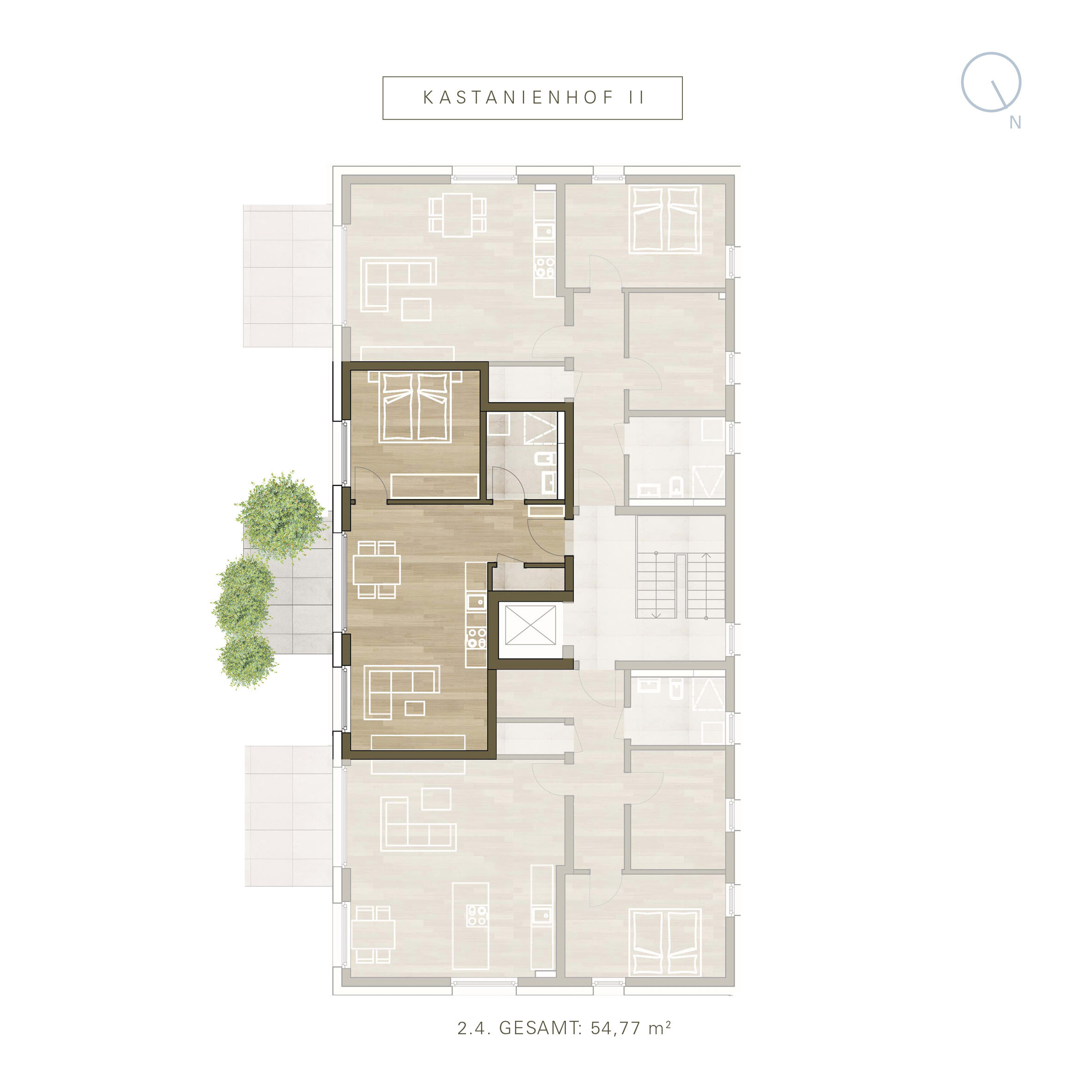 Wohnung zum Kauf provisionsfrei 239.000 € 2 Zimmer 54,8 m²<br/>Wohnfläche Würzburger Str. 28 Hettstadt 97265