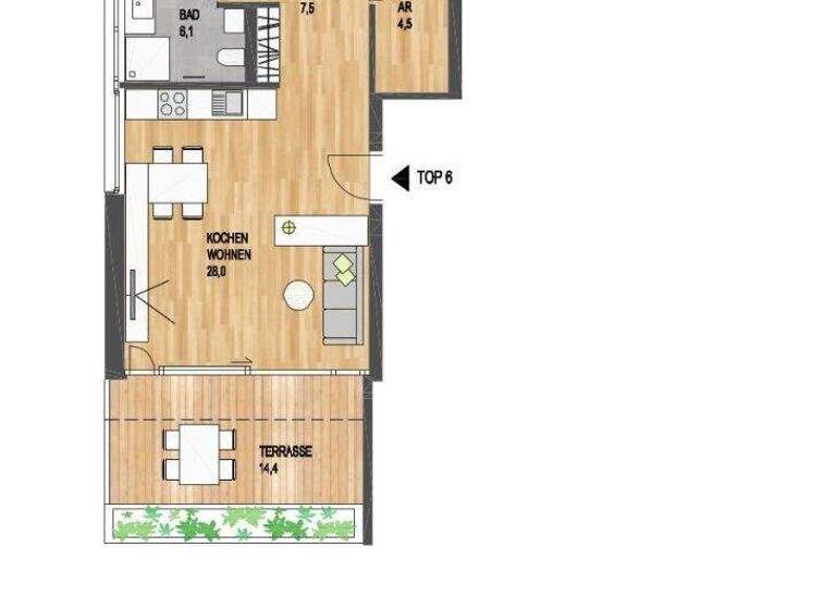 Wohnung zum Kauf 414.224 € 3 Zimmer 69,6 m² 2. Geschoss frei ab 01.11.2026 Kramsach 6233