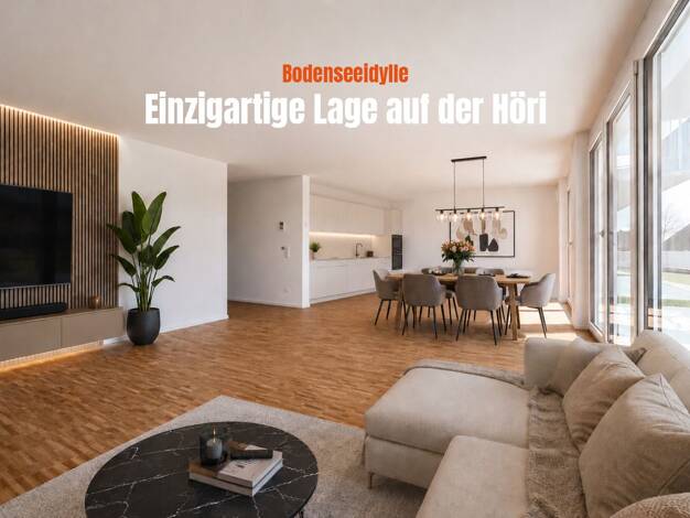Terrassenwohnung zum Kauf - Neubau provisionsfrei 499.000 € 3 Zimmer 95,4 m² EG Zur Hohenmarkt 1 Gaienhofen 78343
