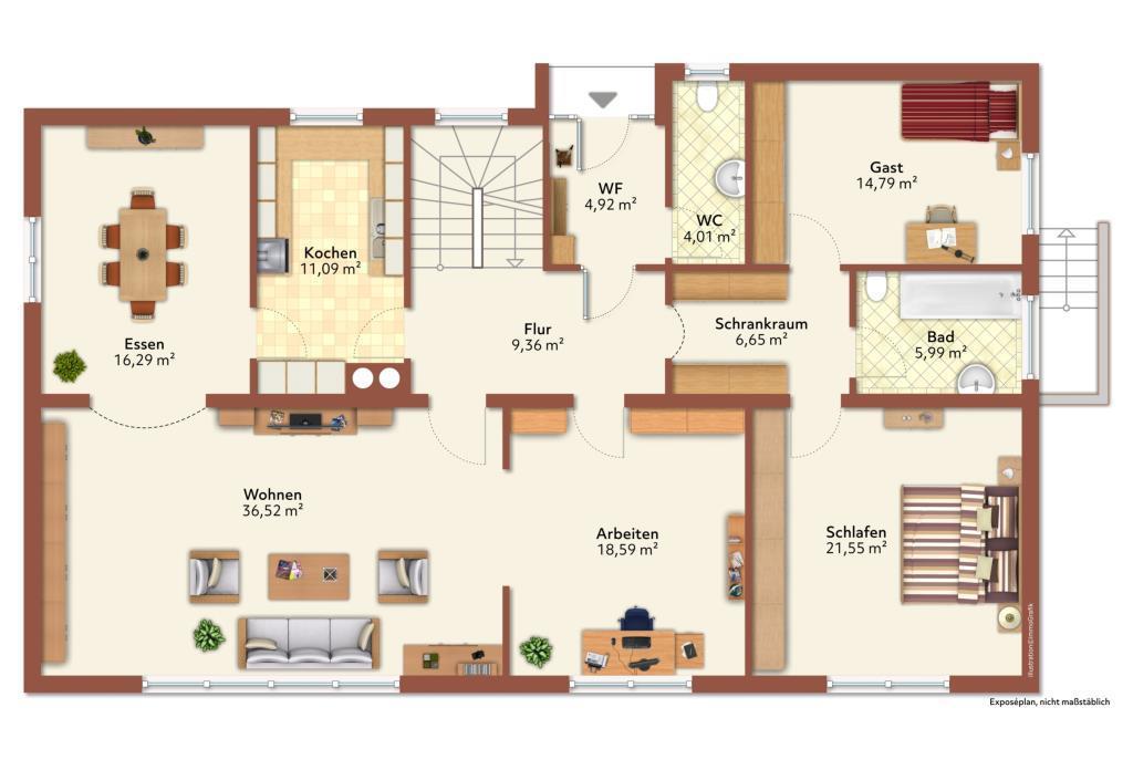 Mehrfamilienhaus zur Miete 1.800 € 9 Zimmer 270 m²<br/>Wohnfläche Donaueschingen Donaueschingen 78166